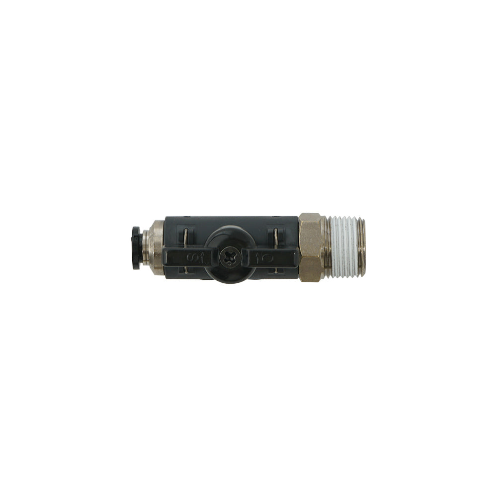8mm - R1/4" Gerader 2-Wege-Kugelhahn Serie 20