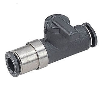 4mm - 4mm Union Straight 2-Way Ball Valve Series 10