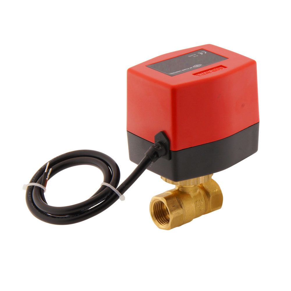 Elektrischer Kugelhahn BW2 1/2'' 2-Wege 24V AC Relais