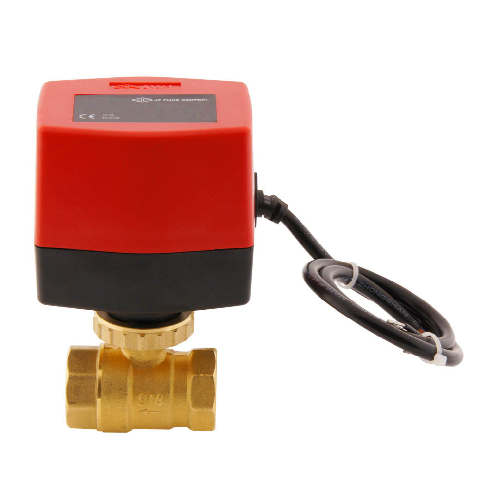 Elektrischer Kugelhahn BW2 3/4'' 2-Wege 12V DC Relais