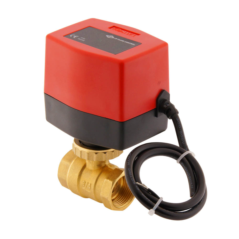 Elektrischer Kugelhahn BW2 3/4'' 2-Wege 12V DC Relais