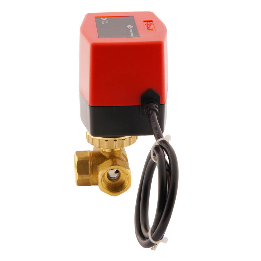 Elektrischer Kugelhahn BW3 1/2'' 3-Wege 120V AC Relais