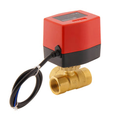 Electrical Ball Valve BW3 3/4'' 3-way 120V AC relay