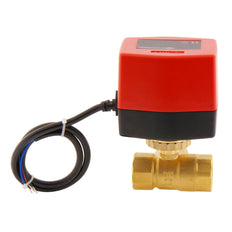 Elektrischer Kugelhahn BW3 3/4'' 3-Wege 12V DC Relais