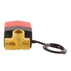 Elektrischer Kugelhahn BW3 3/4'' 3-Wege 12V DC 3-Punkt