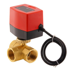 Electrical Ball Valve BW3 1'' 3-way 120V AC 3-point