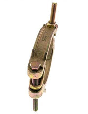 Temperguss-Schlauchschelle 113-127 mm mit Drehklauenkupplung DIN 20039A