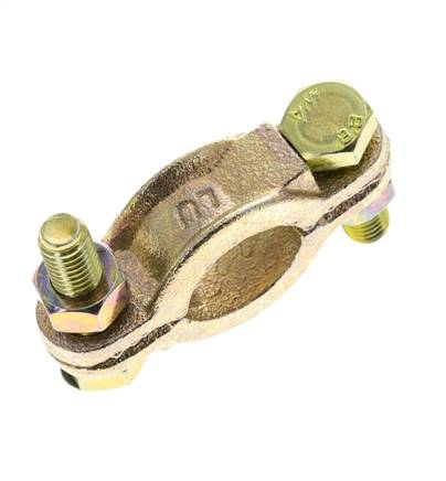 Temperguss-Schlauchschelle 227-250 mm mit Drehklauenkupplung DIN 20039A