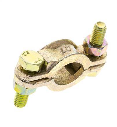 Malleable Cast Iron Hose Clamp 17-22 mm Twist Claw Coupling DIN 20039A [2 Pieces]