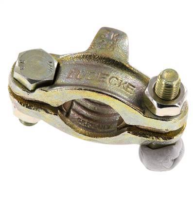 Safety Malleable Cast Iron Hose Clamp 28-32 mm Twist Claw Coupling DIN 20039B [2 Pieces]