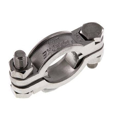 Edelstahl-Schlauchschelle 32-40 mm mit Drehklauenkupplung DIN 20039A