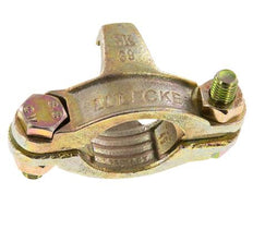 Sicherheits-Schlauchschelle aus Temperguss 35-42 mm mit Drehklauenkupplung DIN 20039B