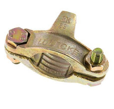 Sicherheits-Schlauchschelle aus Temperguss 35-42 mm mit Drehklauenkupplung DIN 20039B