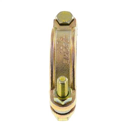 Temperguss-Schlauchschelle 56-72 mm mit Drehklauenkupplung DIN 20039A
