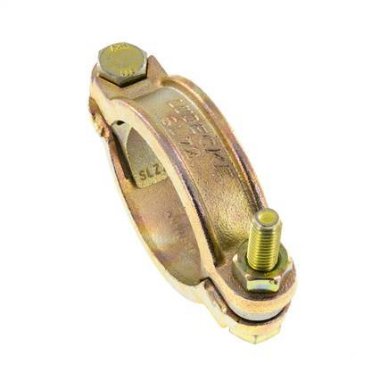 Temperguss-Schlauchschelle 56-72 mm mit Drehklauenkupplung DIN 20039A