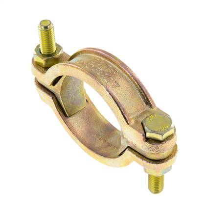 Temperguss-Schlauchschelle 56-72 mm mit Drehklauenkupplung DIN 20039A