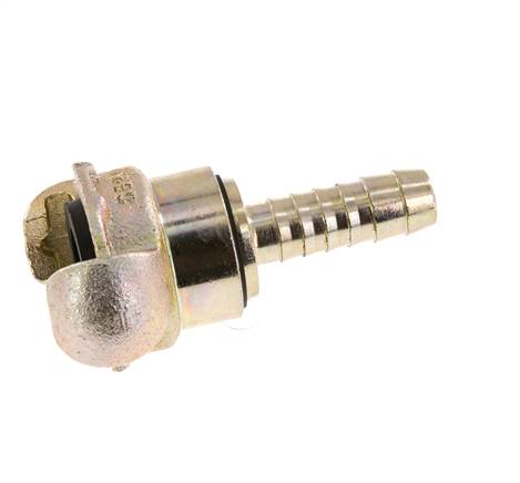 Gusseisen DN 10 DIN 3489 Drehklauenkupplung 13 mm (1/2'') Schlauchbolzen Rotary