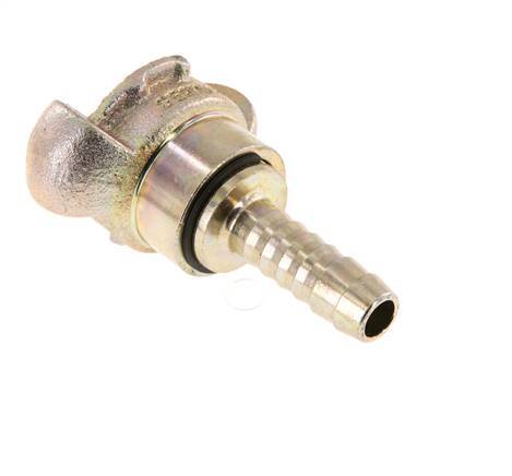 Gusseisen DN 10 DIN 3489 Drehklauenkupplung 13 mm (1/2'') Schlauchbolzen Rotary