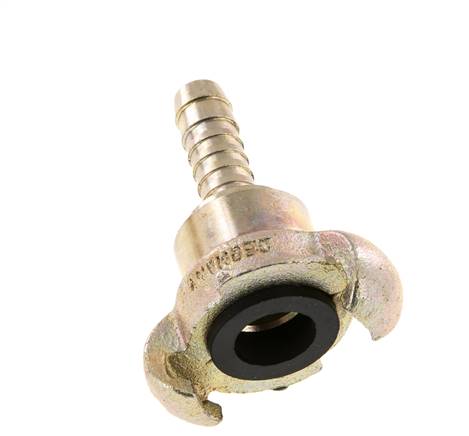 Gusseisen DN 10 DIN 3489 Drehklauenkupplung 13 mm (1/2'') Schlauchbolzen Rotary