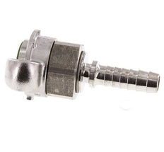 Edelstahl DN 10 DIN 3238 Drehklauenkupplung 13 mm (1/2'') Schlauchbolzen