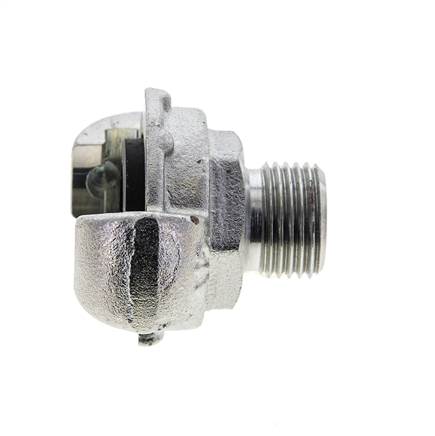 Gusseisen DN 12 DIN 3489 Schraubenkupplung G 1/2'' Außengewinde