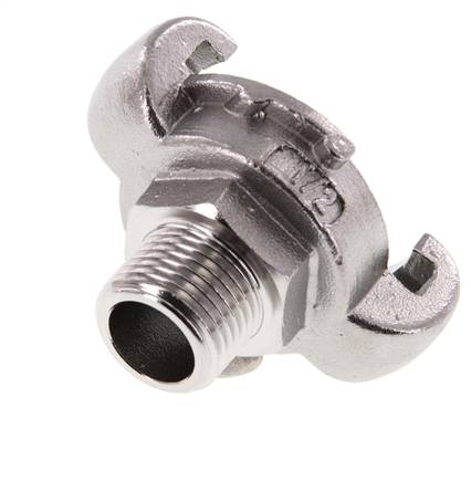 Edelstahl DN 14 DIN 3489 Klauenkupplung G 1/2'' Außengewinde
