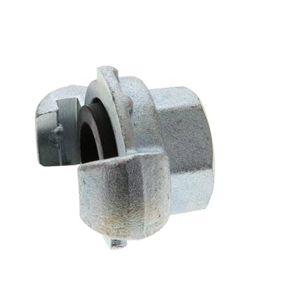 Gusseisen DN 15 DIN 3489 Drehklauenkupplung Rp 3/8'' Innengewinde