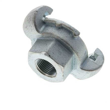 Gusseisen DN 15 DIN 3489 Drehklauenkupplung Rp 3/8'' Innengewinde