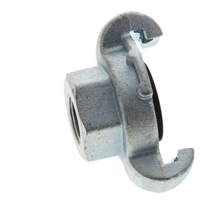 Gusseisen DN 15 DIN 3489 Drehklauenkupplung Rp 3/8'' Innengewinde