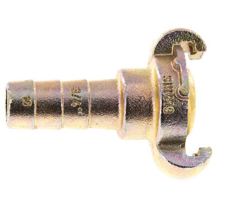 Gusseisen DN 15 DIN 3489 Drehklauenkupplung 19 mm (3/4'') Schlauchbolzen