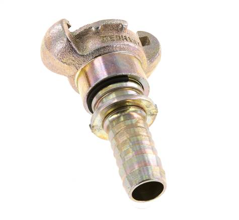 Gusseisen DN 15 DIN 3489 Drehklauenkupplung 19 mm (3/4'') Hose Barb Rotary Collar