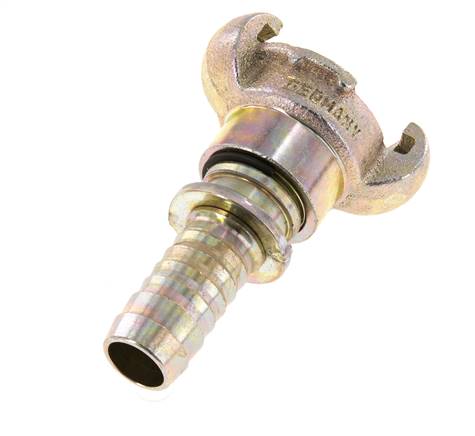 Gusseisen DN 15 DIN 3489 Drehklauenkupplung 19 mm (3/4'') Hose Barb Rotary Collar