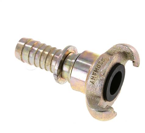 Gusseisen DN 15 DIN 3489 Drehklauenkupplung 19 mm (3/4'') Hose Barb Rotary Collar