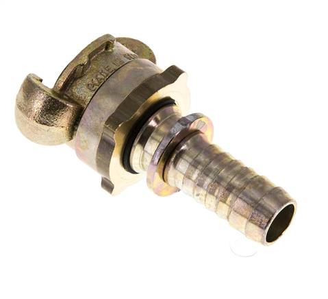 Gusseisen DN 15 DIN 3238 Drehklauenkupplung 19 mm (3/4'') Schlauchbolzenmanschette