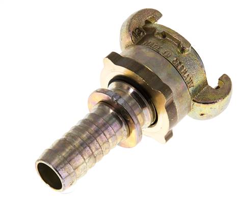 Gusseisen DN 15 DIN 3238 Drehklauenkupplung 19 mm (3/4'') Schlauchbolzenmanschette