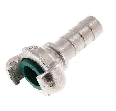 Edelstahl DN 15 DIN 3489 Drehklauenkupplung 19 mm (3/4'') Schlauchbolzen