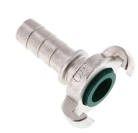 Edelstahl DN 15 DIN 3489 Drehklauenkupplung 19 mm (3/4'') Schlauchbolzen