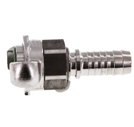 Edelstahl DN 15 DIN 3238 Drehklauenkupplung 19 mm (3/4'') Schlauchbolzen