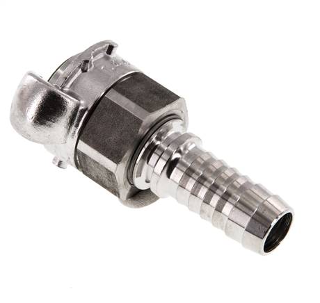 Edelstahl DN 15 DIN 3238 Drehklauenkupplung 19 mm (3/4'') Schlauchbolzen