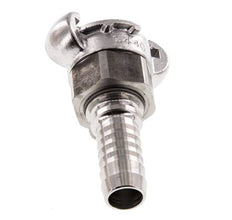 Edelstahl DN 15 DIN 3238 Drehklauenkupplung 19 mm (3/4'') Schlauchbolzen