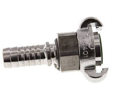 Edelstahl DN 15 DIN 3238 Drehklauenkupplung 19 mm (3/4'') Schlauchbolzen
