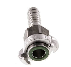 Edelstahl DN 15 DIN 3238 Drehklauenkupplung 19 mm (3/4'') Schlauchbolzen