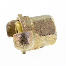 Gusseisen DN 17 DIN 3489 Drehklauenkupplung Rp 1/2'' Innengewinde
