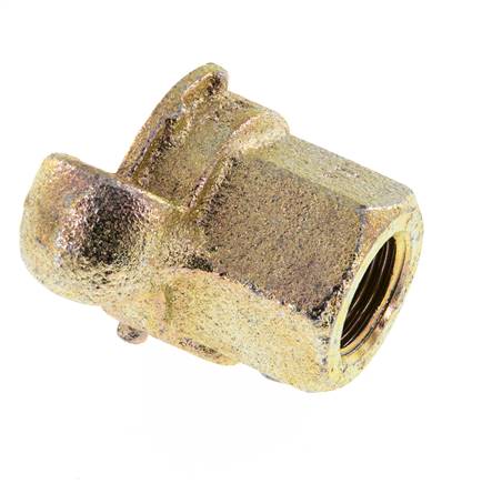 Gusseisen DN 17 DIN 3489 Drehklauenkupplung Rp 1/2'' Innengewinde