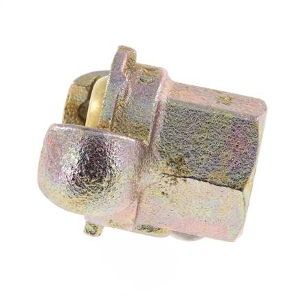 Gusseisen DN 17 DIN 3489 Drehklauenkupplung Rp 3/4'' Innengewinde
