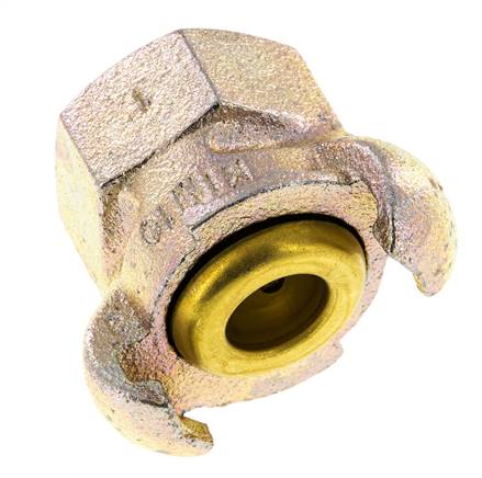 Gusseisen DN 17 DIN 3489 Klauenkupplung Rp 1'' Innengewinde