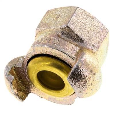 Gusseisen DN 17 DIN 3489 Klauenkupplung Rp 1'' Innengewinde