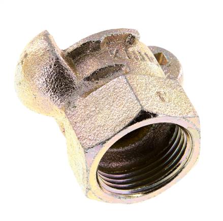 Gusseisen DN 17 DIN 3489 Klauenkupplung Rp 1'' Innengewinde