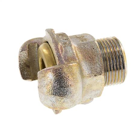 Gusseisen DN 17 DIN 3489 Klauenkupplung G 3/4'' Außengewinde