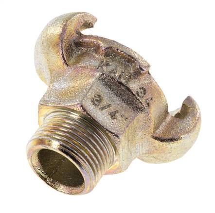 Gusseisen DN 17 DIN 3489 Klauenkupplung G 3/4'' Außengewinde
